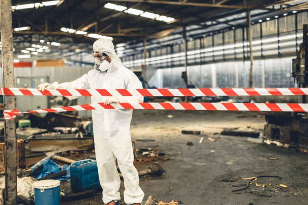 Professional Hoarding Cleanup technician working in Vashon, WA